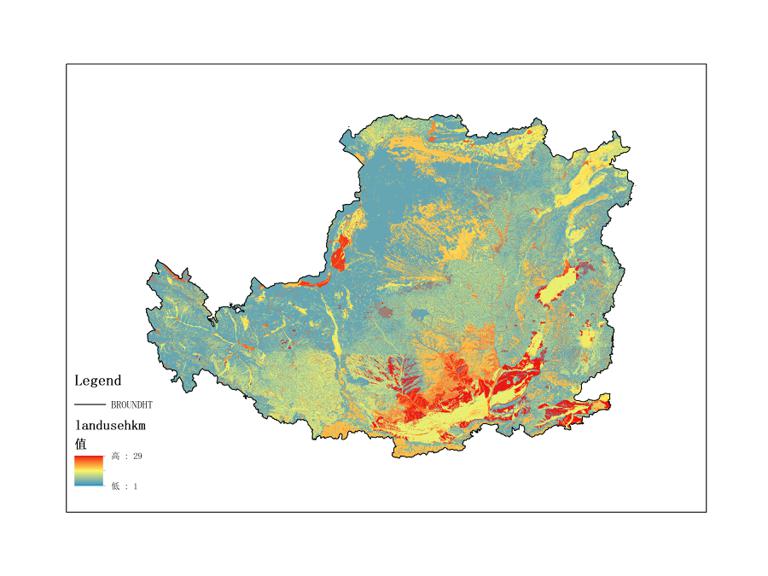 Land use map of the Loess Plateau from 1987 to 1990 (500m)